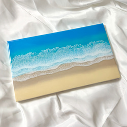 原画】【R240618】海アート レジンアート インテリア アート 海