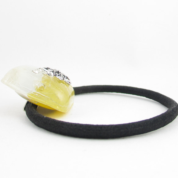 いつの日もクォーツも、捧げる想いは同じだから、カラブリアの空に、届いてほしい♪(ぼぼ屋のヘアゴム)SH203 4枚目の画像