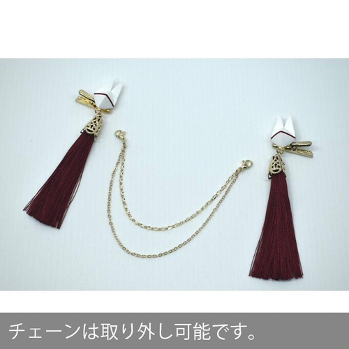 折り紙狐(きつね)面 羽織留め・ストールクリップ【全12種】 その他