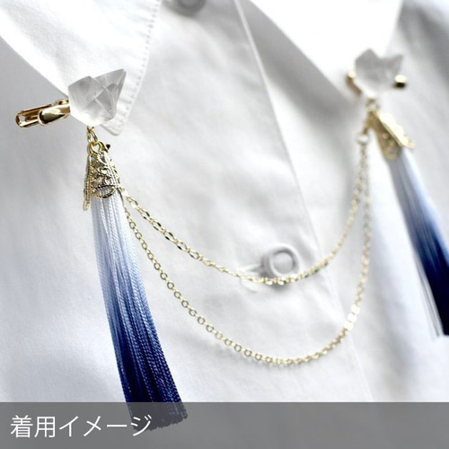 折り紙狐(きつね)面 羽織留め・ストールクリップ【全12種】 その他