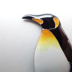 ✦ブローチなど金具選択可✦　王様ペンギン　(黒Ver.) 3枚目の画像