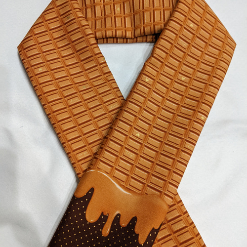 とろけるチョコ柄 半衿【在庫限り】 和装小物（帯・半襟） ようか