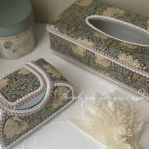 新色販売 ウィリアムモリス ティッシュ、ウェットティッシュケース