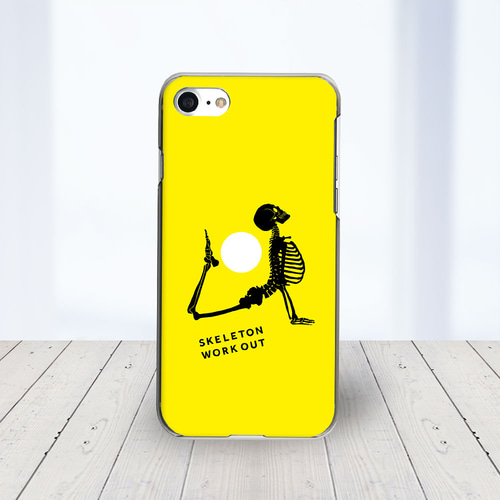 iPhone14 他 Android 全機種対応 スマホケース ☆スケルトン