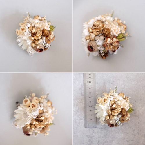 卒業式/入学式】コサージュ/ドライフラワー ドライフラワー 花呟-kagen