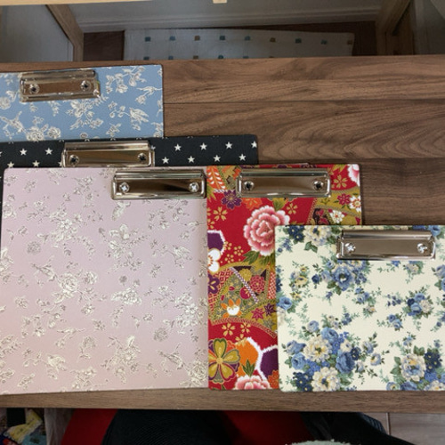 再作成新柄追加♪カルトナージュ♪A4サイズクリップボード