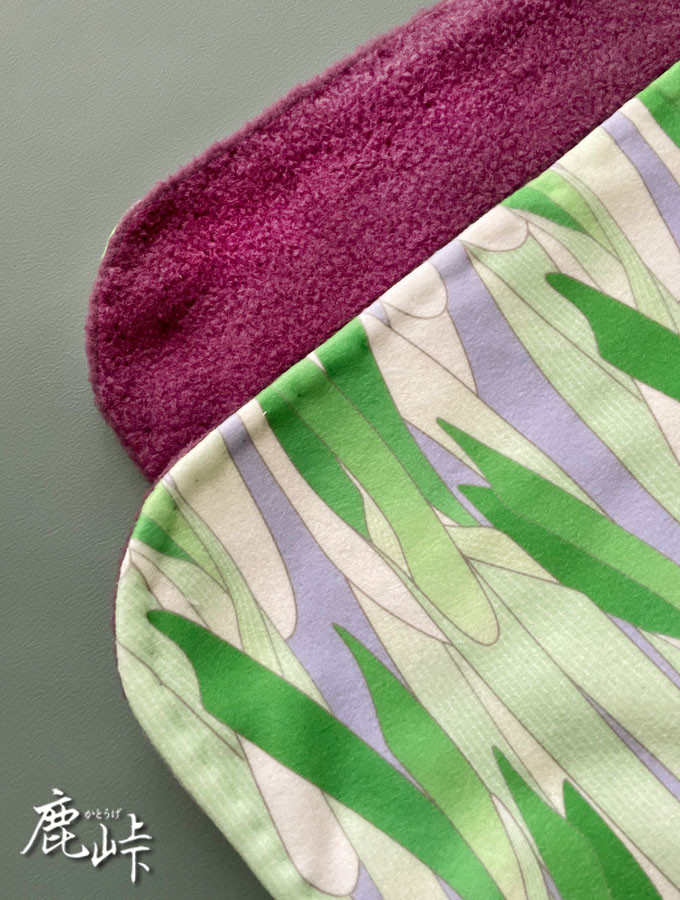 『スーパーで売っているネギ柄』フリース膝掛けブランケット　70×100cm