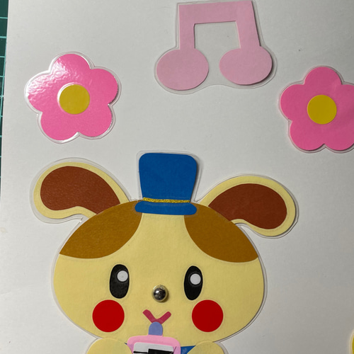 卒入園おめでとう♡音楽隊壁面飾り ラミネート加工 型紙 桃🍑 通販