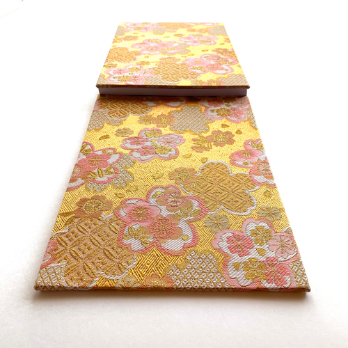 桜桜』 金襴織物御朱印帳 見開き御朱印帳 B5サイズ 全3色