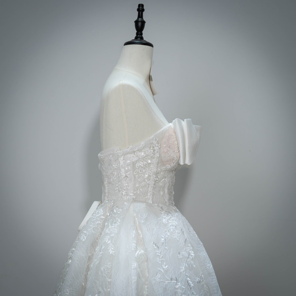 2024年度新作フランス式軽いウェディングドレス - シンプルなデザインで普段着としても使える花嫁音楽会発表会なG143 6枚目の画像