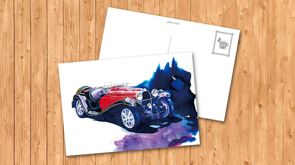 ポストカード　「ブガッティ タイプ55/1 1932」 1枚目の画像