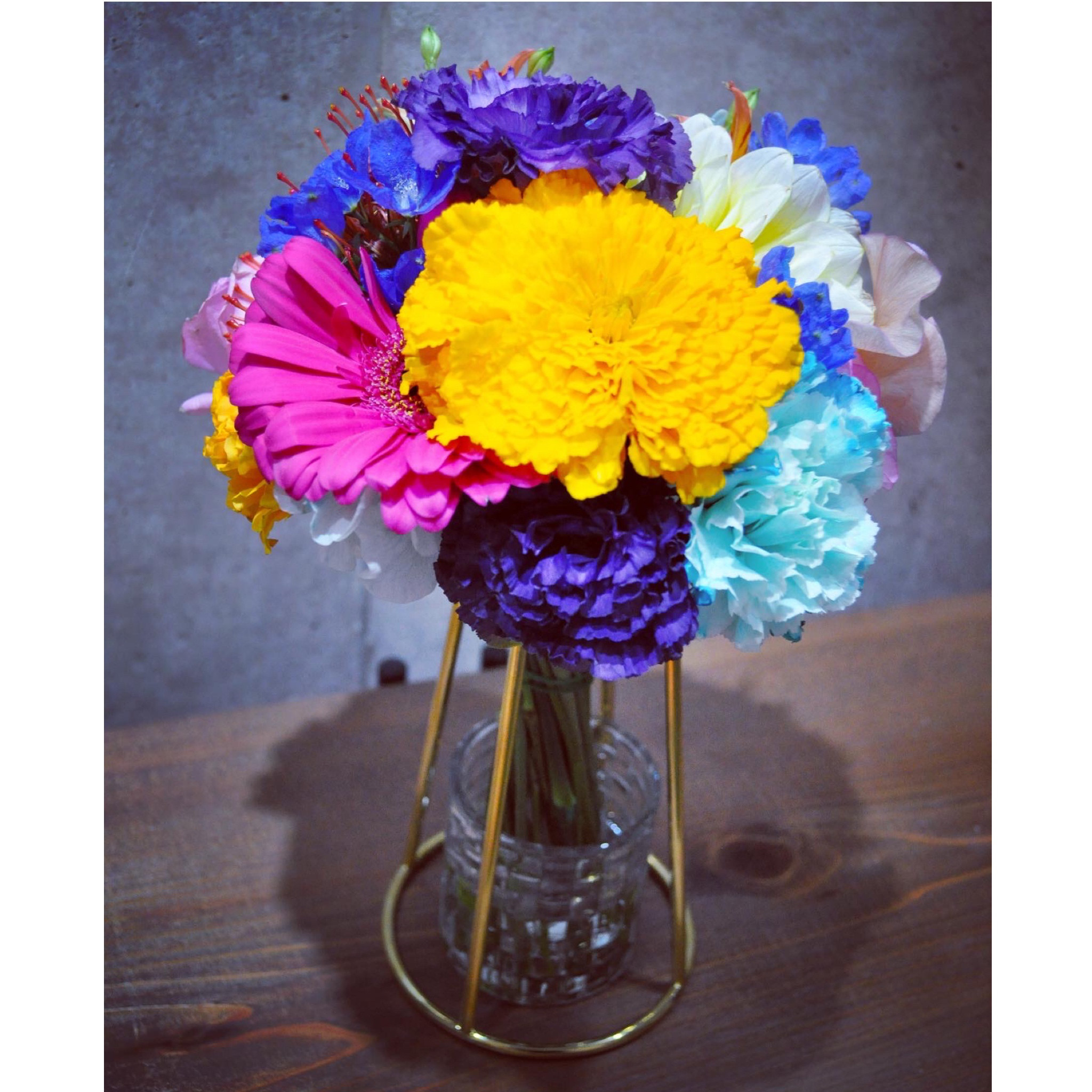 真鍮卓上花器（ラウンド）