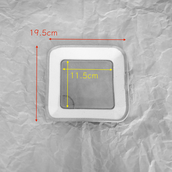 革と帆布のトレー/小 5枚目の画像