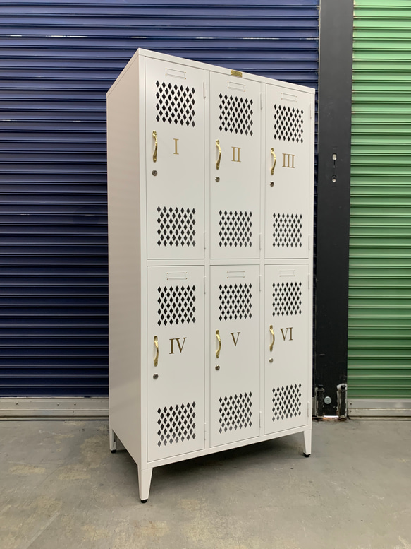 【訳あり B級品】ロッカー 6人用 鍵付き スチール オフィスロッカー 収納 訳あり B級品】ロッカー 6人用 鍵付き スチール オフィス