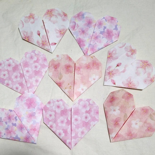 ひな祭り・ハート・桜・折り紙 ・壁面飾り【☆送料無料☆】 その他