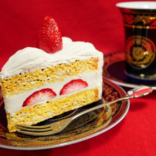 油絵オブジェ【ショートケーキ】 絵画 HR 通販 15349627