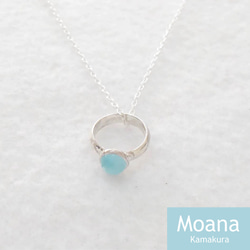 世界にただひとつ　Moana ベビーリング　Crystal Baby Blue 2枚目の画像