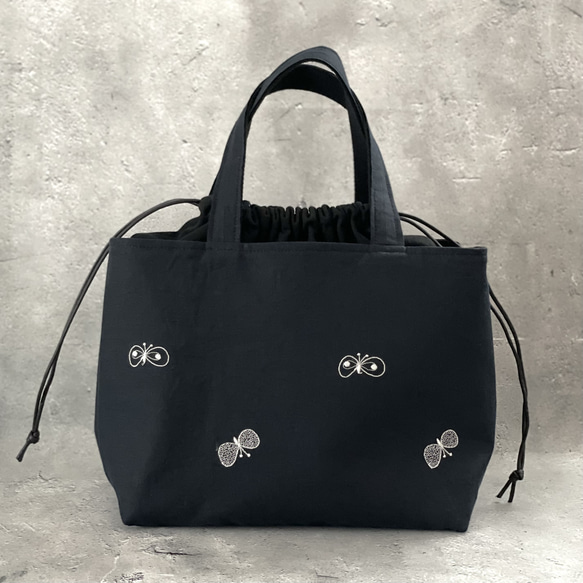 ミナペルホネンあおり巾着トートバッグ(ハンドメイド) ⚮̈ミナ