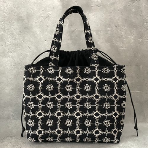 あおり巾着トートバッグ×ミナペルホネン あおり巾着トートバッグ×ミナ