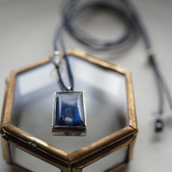 kyanite silver necklace (myougo) 7枚目の画像