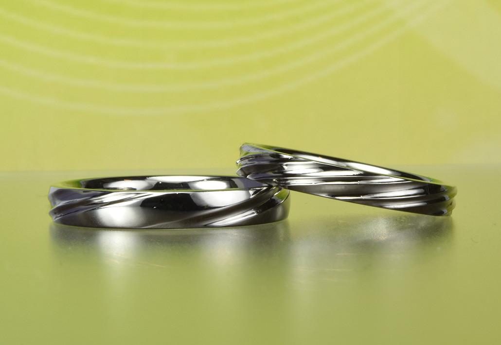 オリジナル結婚指輪｜＜漣～さざなみ～＞MG-019