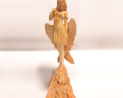 木彫りのコーギー天使への階段 a558354c399ec172b04ba5129f718e