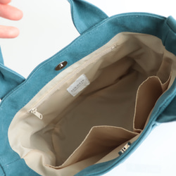 カジュアルトートmini（赤）２way　身軽なお出かけに 7枚目の画像