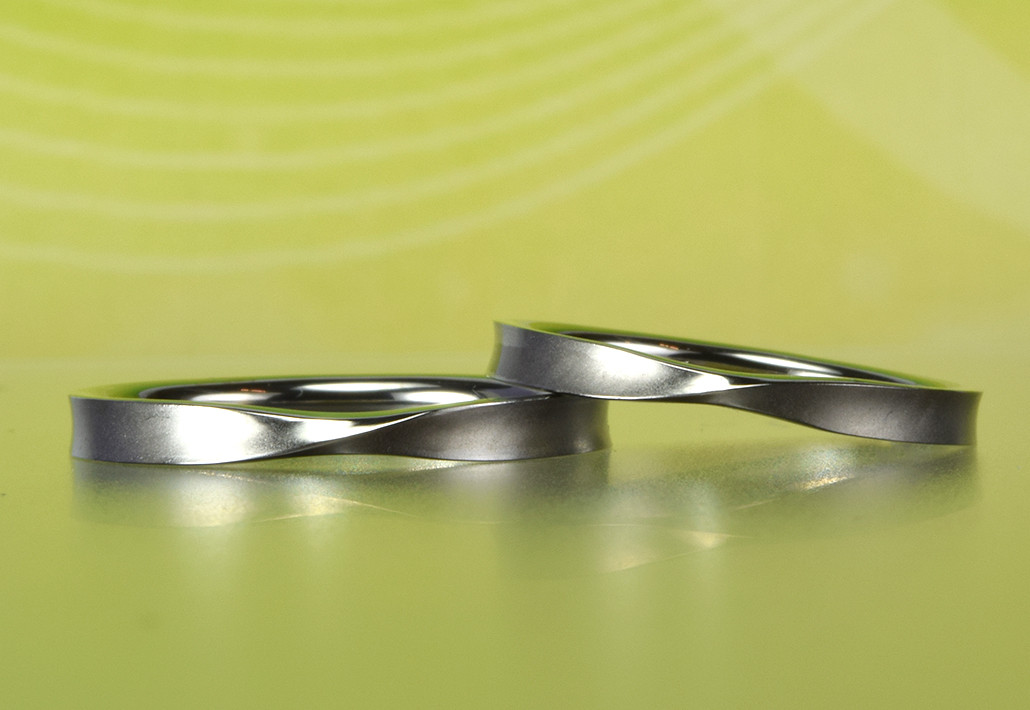 指長シリーズ（Tie～結び）指が長く見える結婚指輪【MG-028】