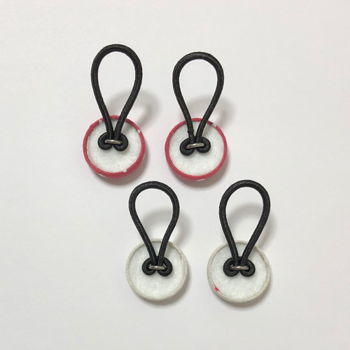 再販218ブラックビジュー　キッズヘアゴム　ヘアアクセサリー　￼くるみボタン 250a71a288375f518371df9fccaa67