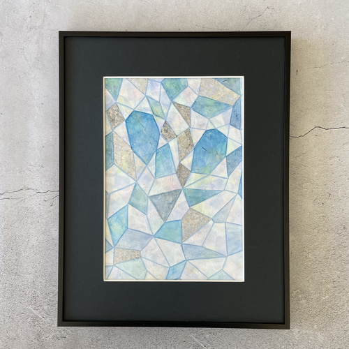 輸入品 油絵 抽象画 大型 100×70 壁掛け ハンドメイド アート