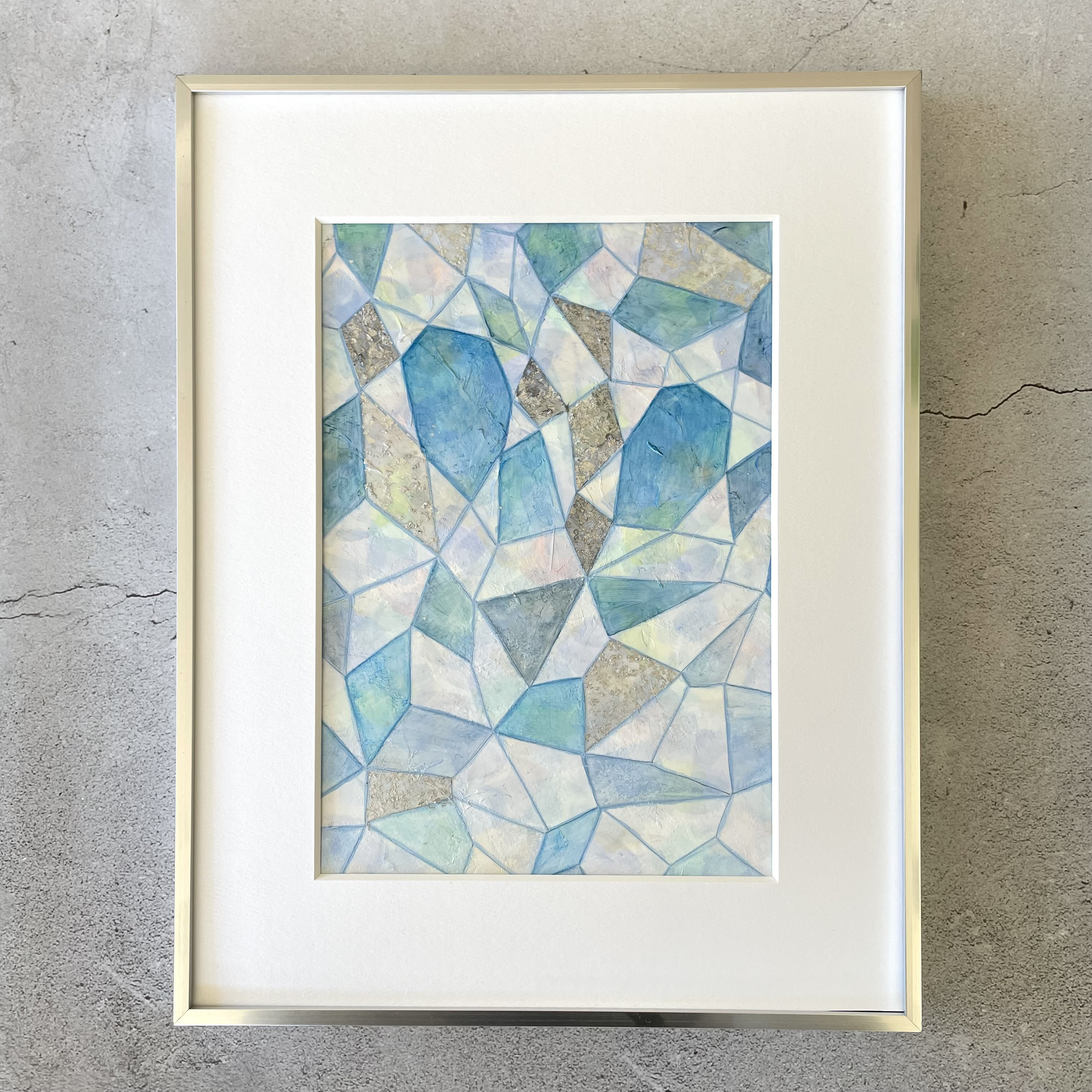 デジタル&#39;85 / 抽象画 44×32㎝ F8相当 インテリア おしゃれ モダン デジタル'85- 抽象画 43×32㎝【F8相当】キャンバス インテリア