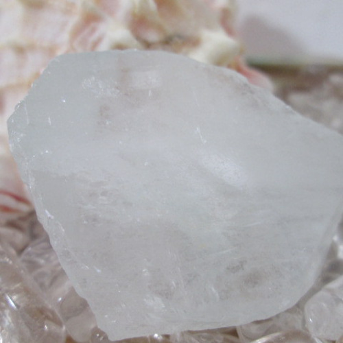 No.F-19 天然石 原石 ホワイトトパーズ結晶 43g 天然石 Rose
