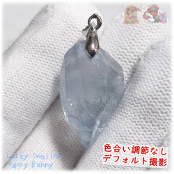  希少 セレスタイト マダガスカル産 ネックレス ペンダント 天青石 celestite No.5361 2枚目の画像