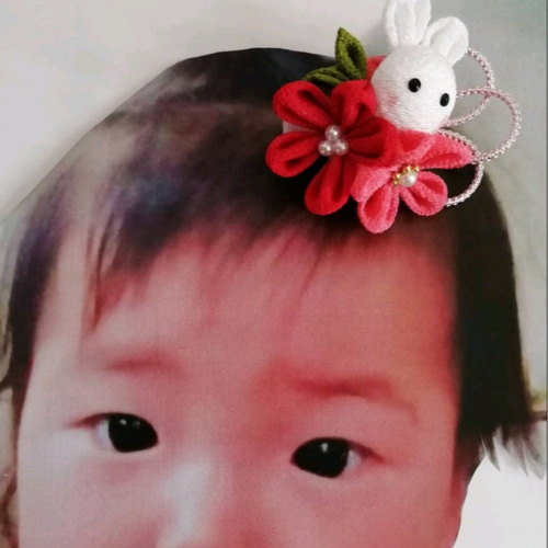 つまみ細工 髪飾り ヘアクリップ 滑り止め 初節句 ひな祭り つまみ細工 髪飾り お試し価格/七五三.ひな祭り 初節句 ベビークリップ