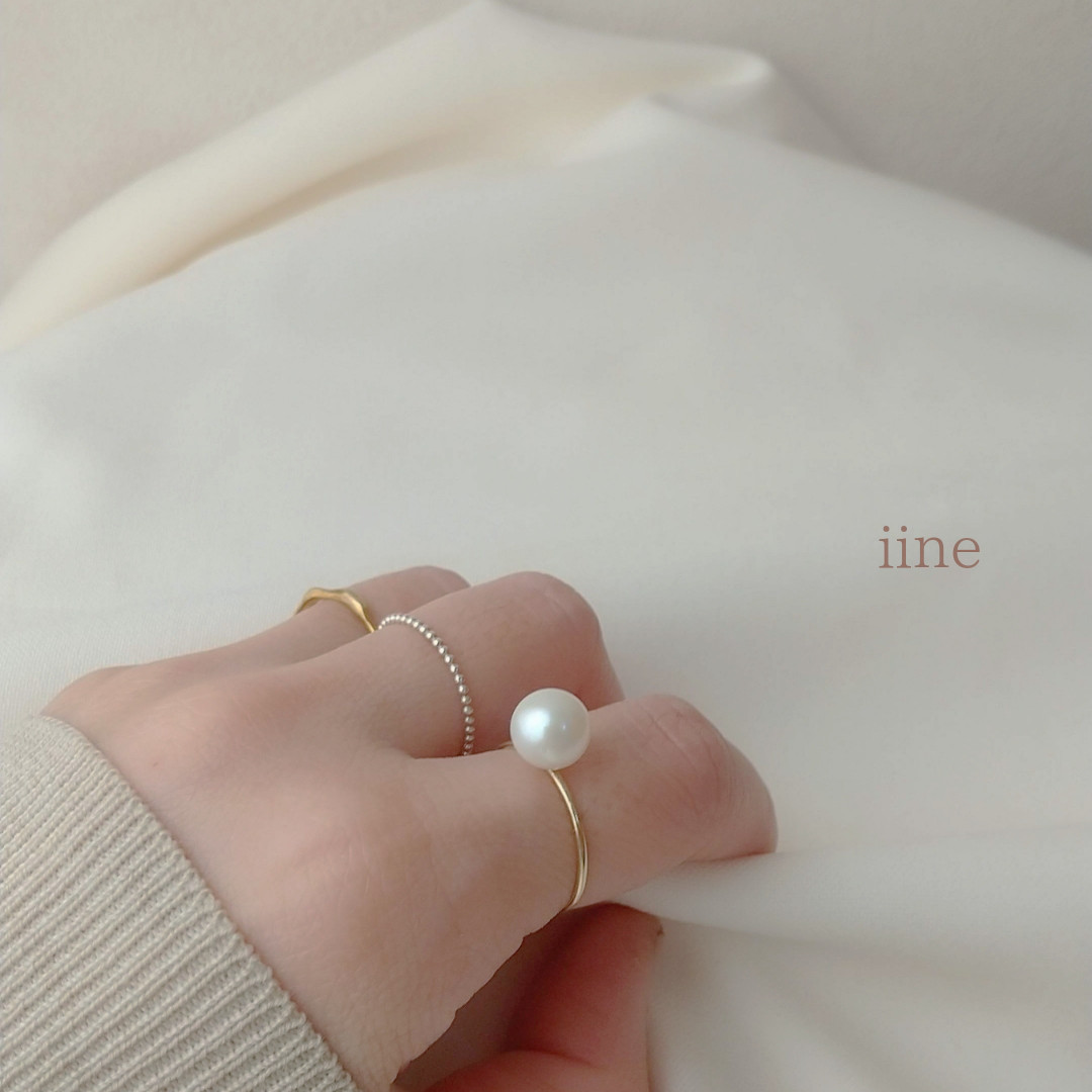 【k10】うっとり見惚れる大粒パール*日常からオケージョンまで*k10淡水パールリング