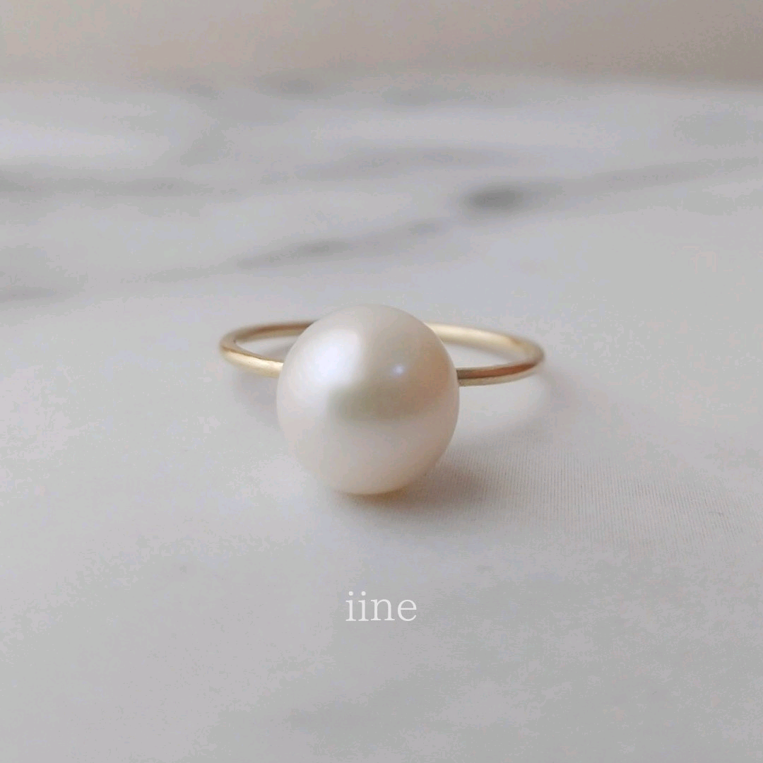 【k10】うっとり見惚れる大粒パール*日常からオケージョンまで*k10淡水パールリング