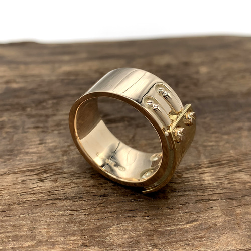 18kリング メンズ/10k シルバー925/メンズシルバーアクセサリー 18kリング メンズ/10k シルバー925/メンズシルバーアクセサリー