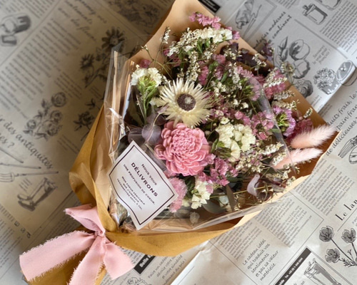 creema限定ドライフラワーのMINI花束 ドライフラワー sweet-cafe 通販