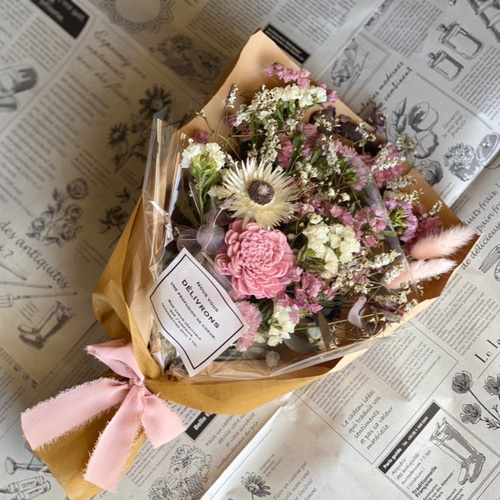 creema限定ドライフラワーのMINI花束 ドライフラワー sweet-cafe 通販