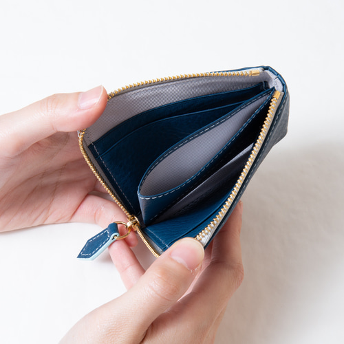 L字ファスナーコンパクト財布-型紙【アトリエケーアイ レザークラフト