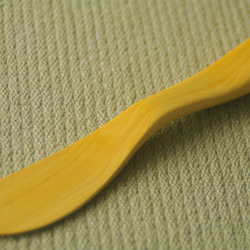 黄楊の木のバターナイフ 7枚目の画像