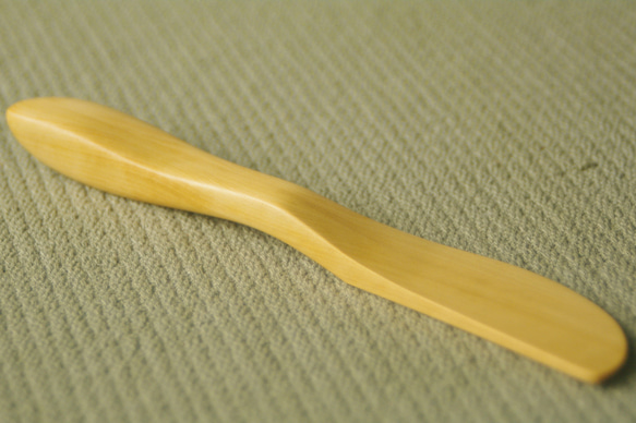 黄楊の木のバターナイフ 8枚目の画像