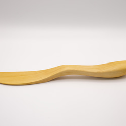 黄楊の木のバターナイフ 2枚目の画像