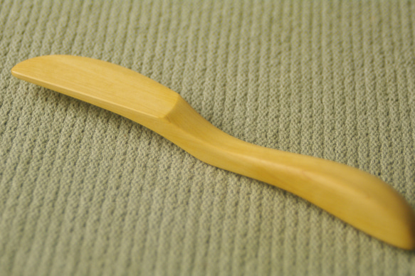 黄楊の木のバターナイフ 12枚目の画像