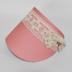 結合頭帶和遮陽帽的絲帶遮陽帽，也可用作髮飾。 PL1272 PK 第9張的照片