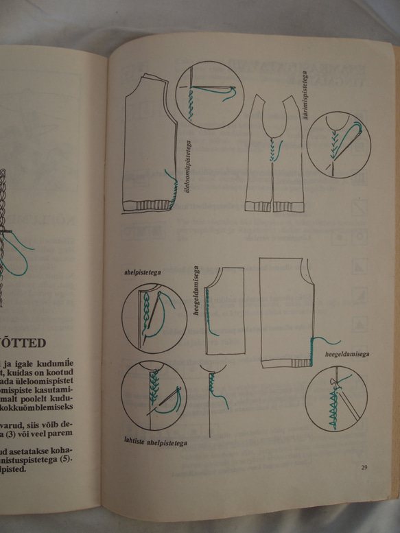 エストニアの手芸誌 ＜棒編みの基本＞ 5枚目の画像