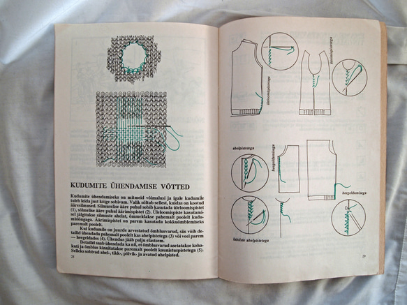 エストニアの手芸誌 ＜棒編みの基本＞ 6枚目の画像