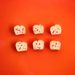 【選べる・金具/無し可】こだわりの小さなフルーツ パウンドケーキ （ チャーム ストラップ キーホルダー ）ミニチュア 8枚目の画像