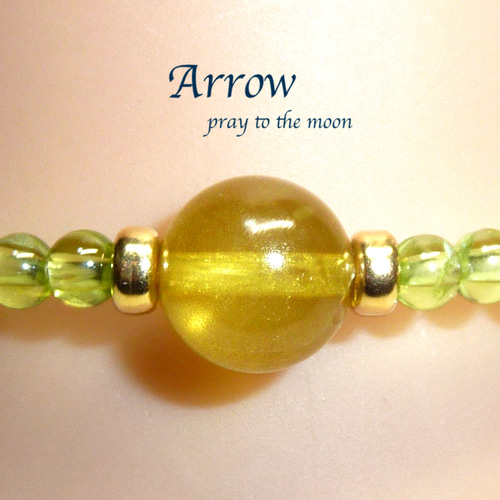 14kgfグリーンアンバーブレスレット 14kgfグリーンアンバーブレスレット