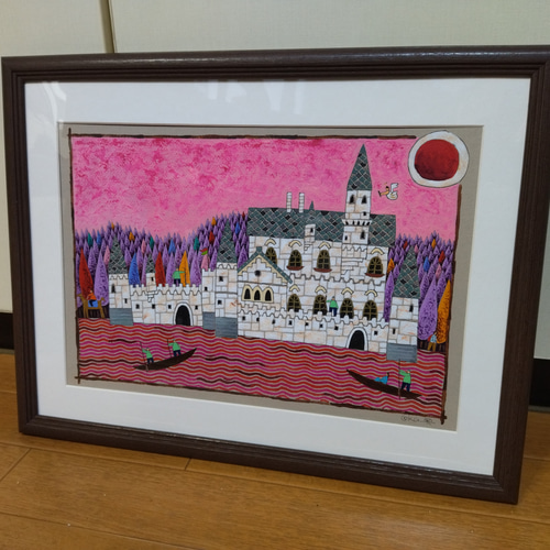 奥村ユズル水彩画原画森のシェークスピア劇場